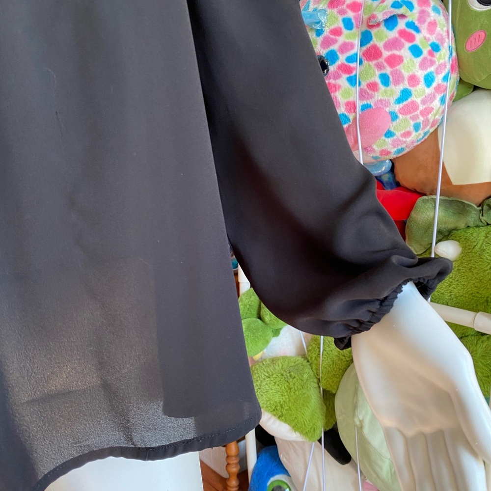 Black Blouse size small - Picture 3 of 5